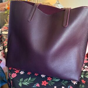 Portland Leather Goods August : Plum (Large)